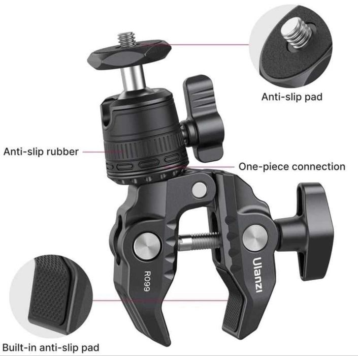 Uchwyt ULANZI R099 MAGIC ARM Gwint 1/4 Kamera Aparat