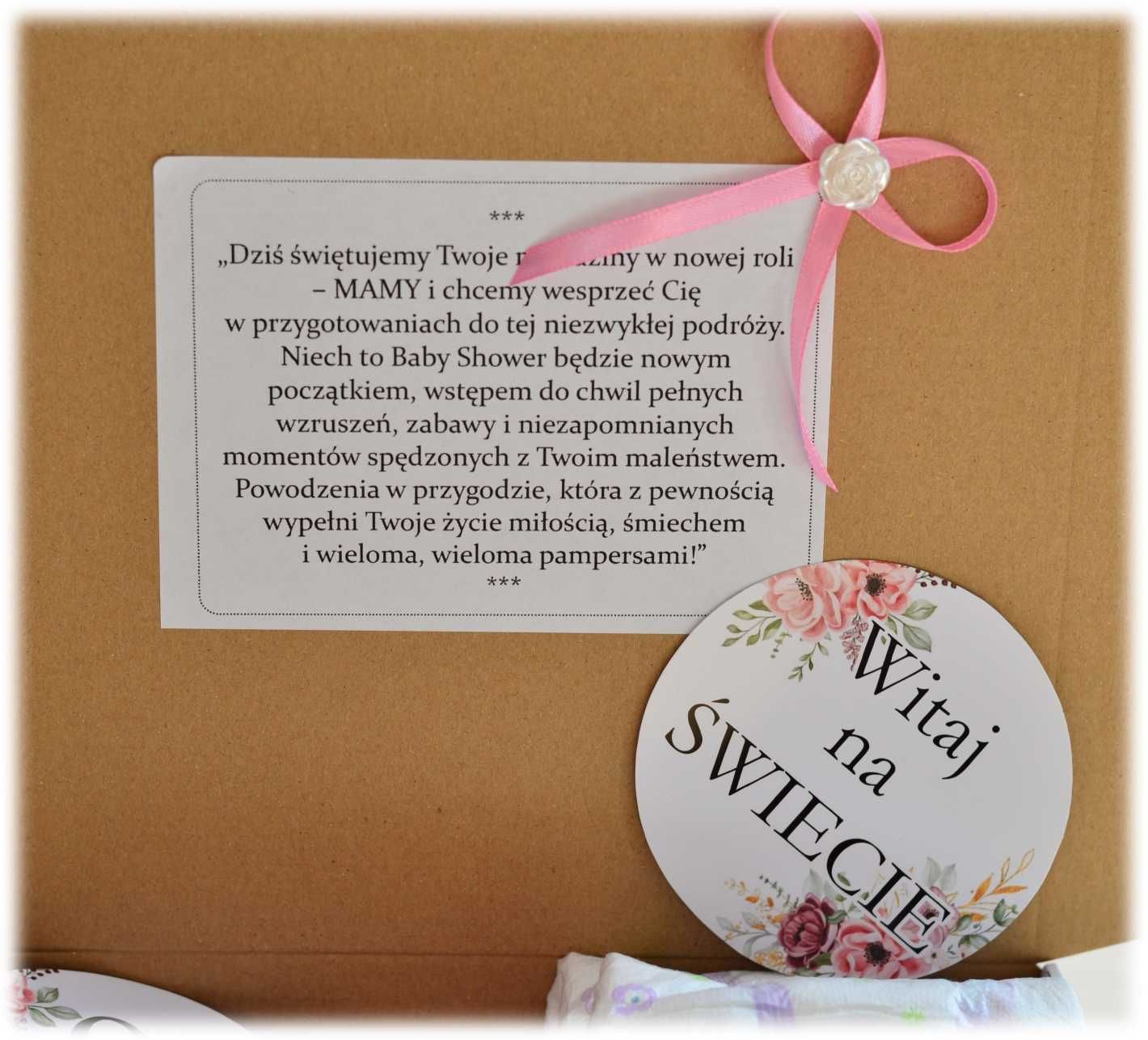 NOWOŚĆ Prezent na BABY SHOWER dopięty na ostatni guzik. POLECAMY