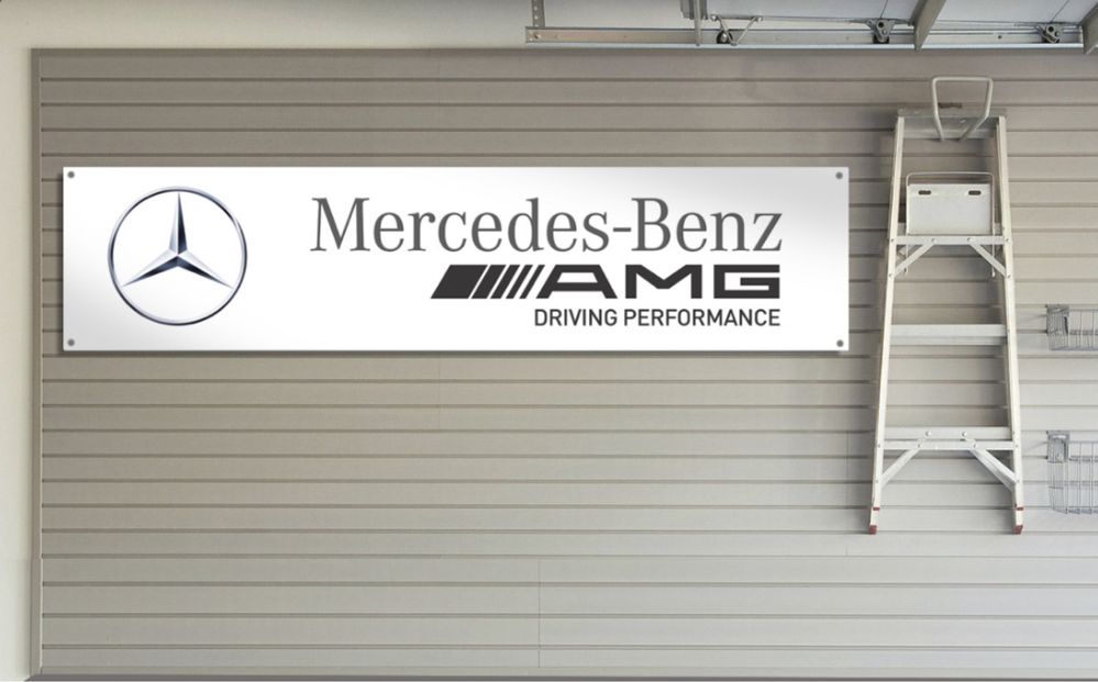 Baner plandeka Mercedes-Benz AMG 150x60cm