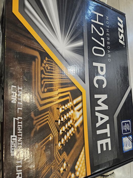 Płyta MSI h270 pc mate +Procesor i3 6100 lag1151