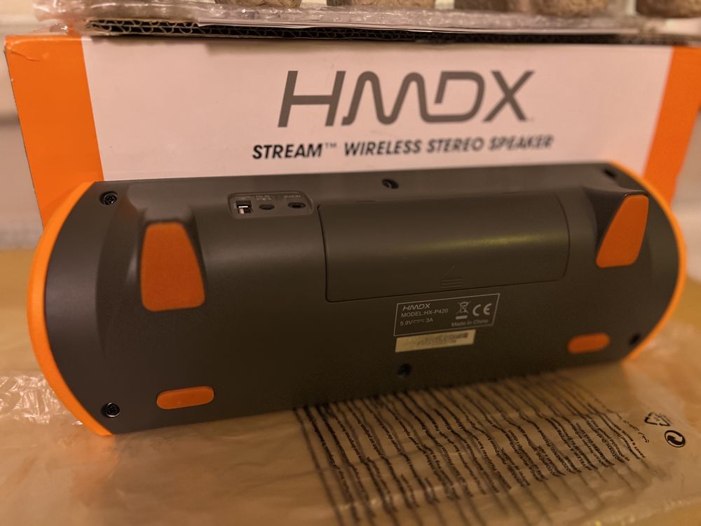 HMDX Stream wireless stereo speaker (Bluetooth)