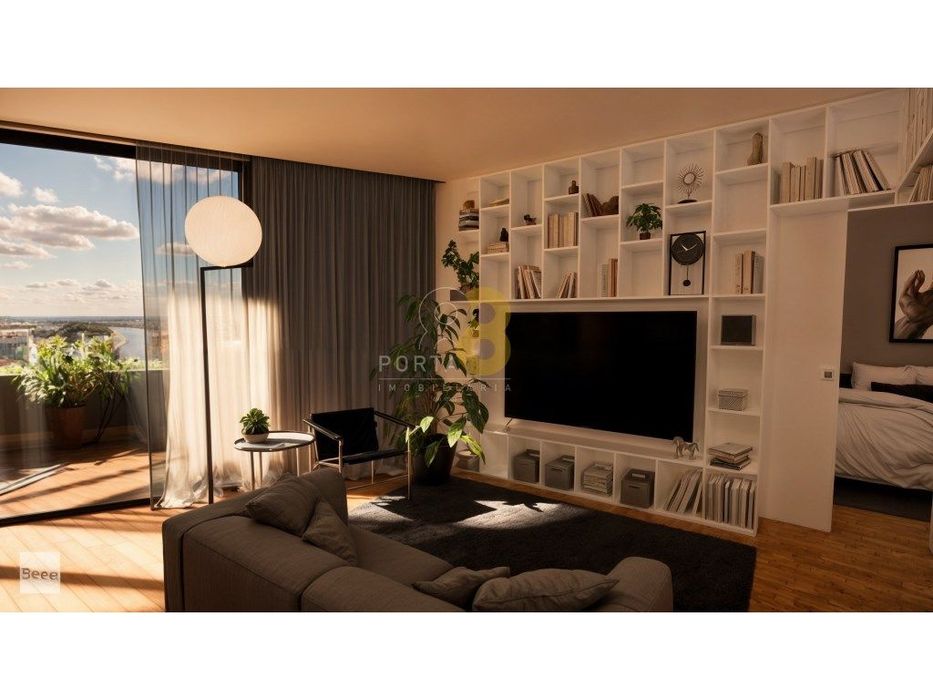 ApartamentoT2, varanda suite e sala, a poucos minutos da Praia de L...