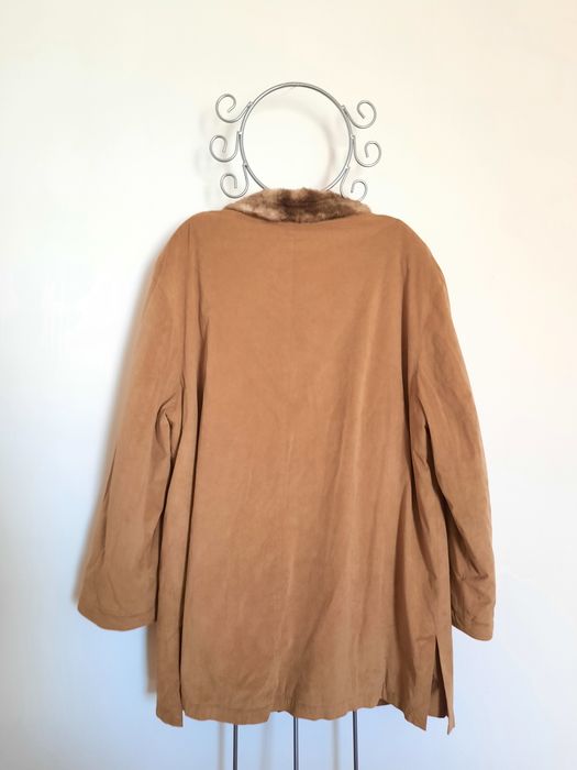 Parka com gola pêlo sintético