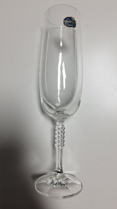 Copo flute cristal boemia