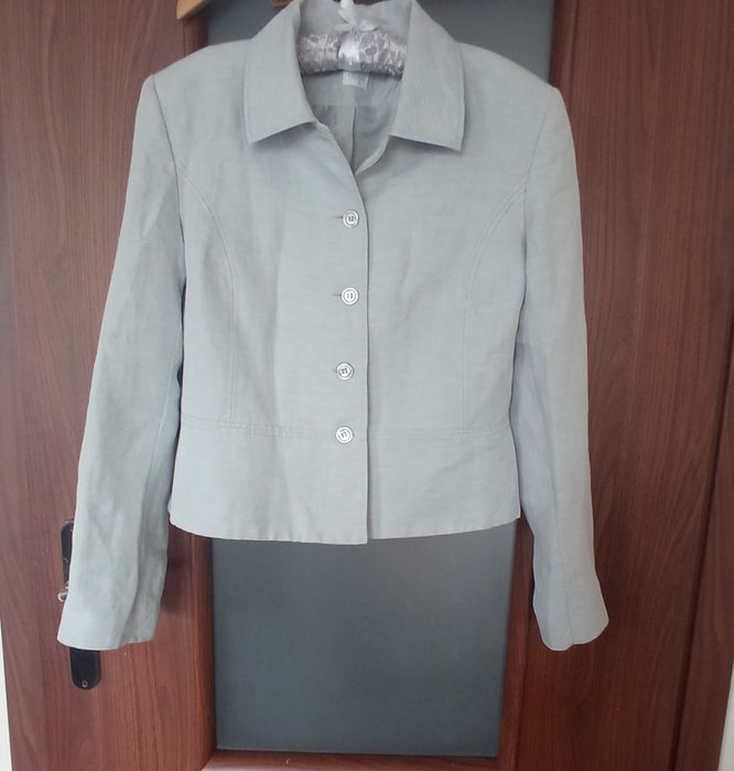 Marynarka Camaieu, żakiet, len, rozmiar 38