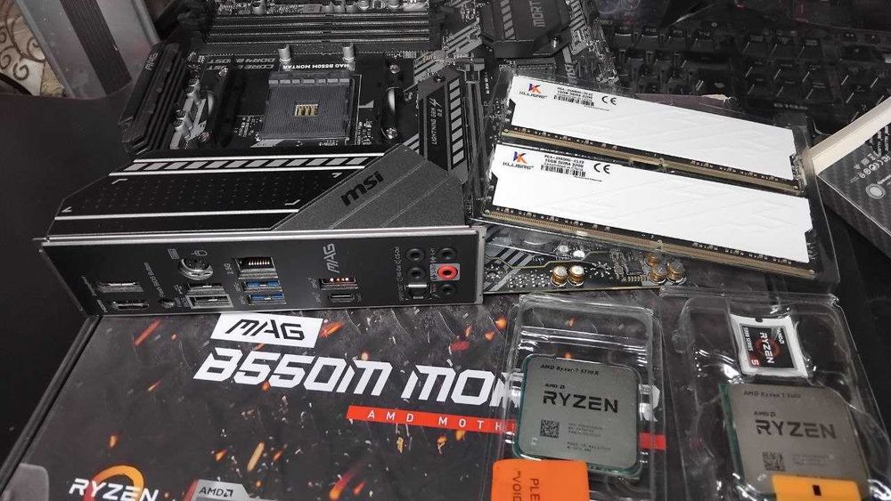 Геймерський комплект на AM4 - B550M 5700x 32Gb 3200Mhz
