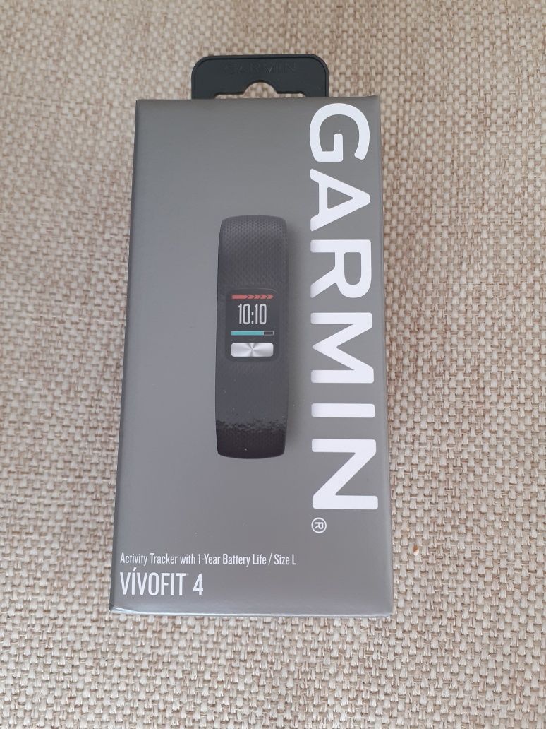 Garmin Vivofit 4 Czarny L  zegarek opaska sportowa NOWY