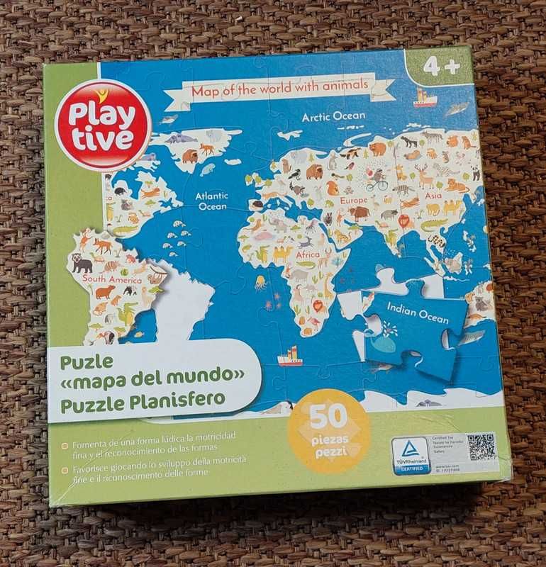 Jogo - Puzle mapa del mundo