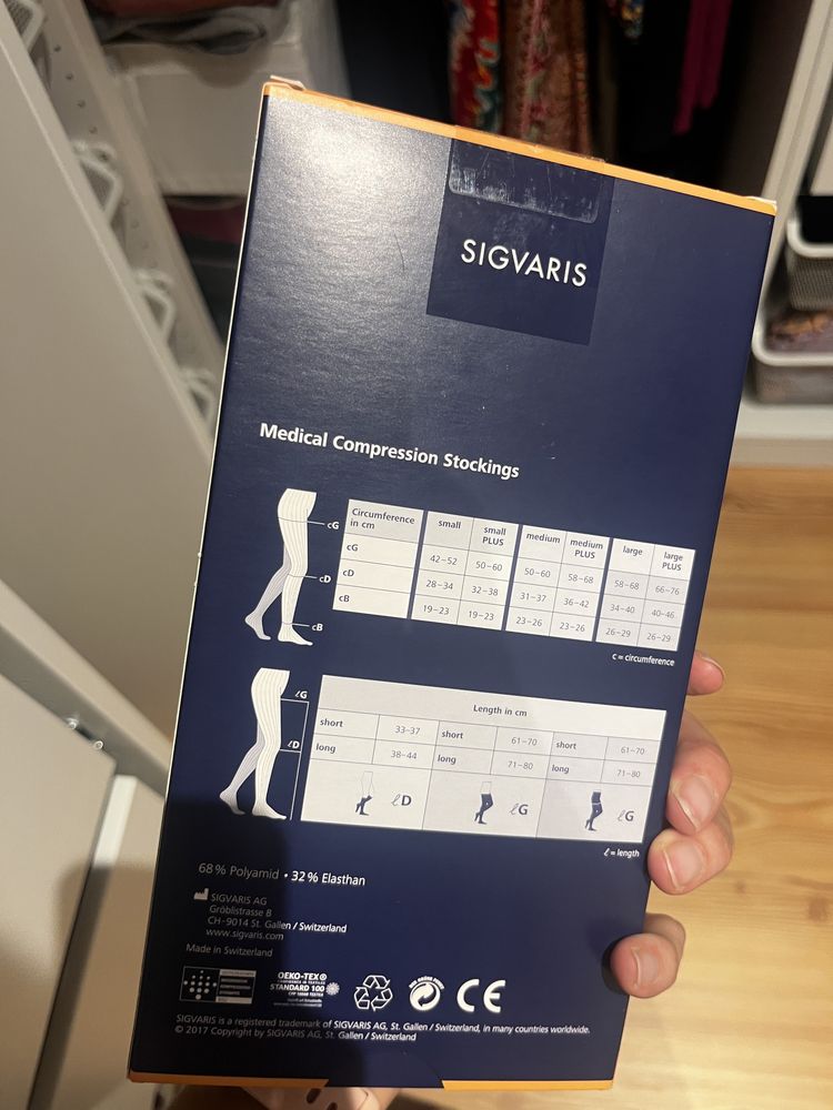 Meias compressao Sigvaris