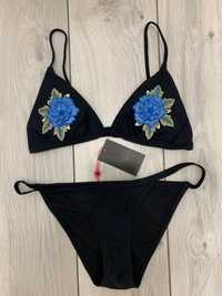 Czarny strój kąpielowy bikini South Beach 40 (L)