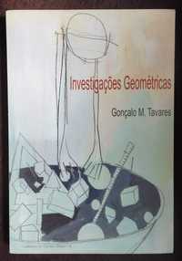 Investigações Geométricas, de Gonçalo M. Tavares (1ª edição)