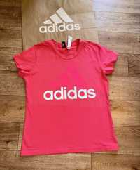 Adidas женская яркая,малиновая футболка!Оригинал!