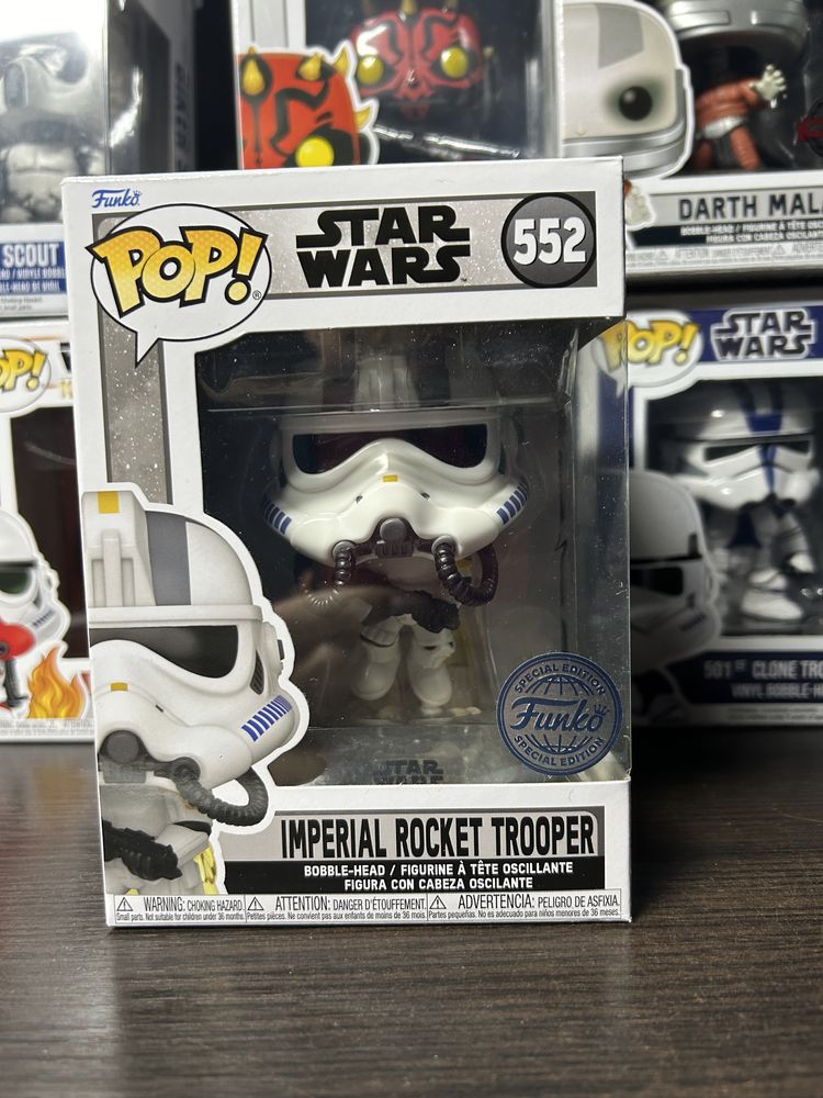 Star wars funko pop Imperial rocket trooper