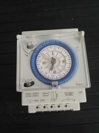 Przekaźnik czasowy zegar DIN Regulator Analogowy przełącznik SUL 181d
