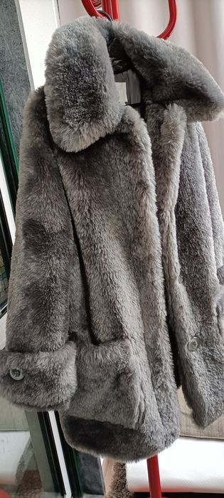 NOVO - Casaco Elegante, pele sintética - H&M Mulher L/XL