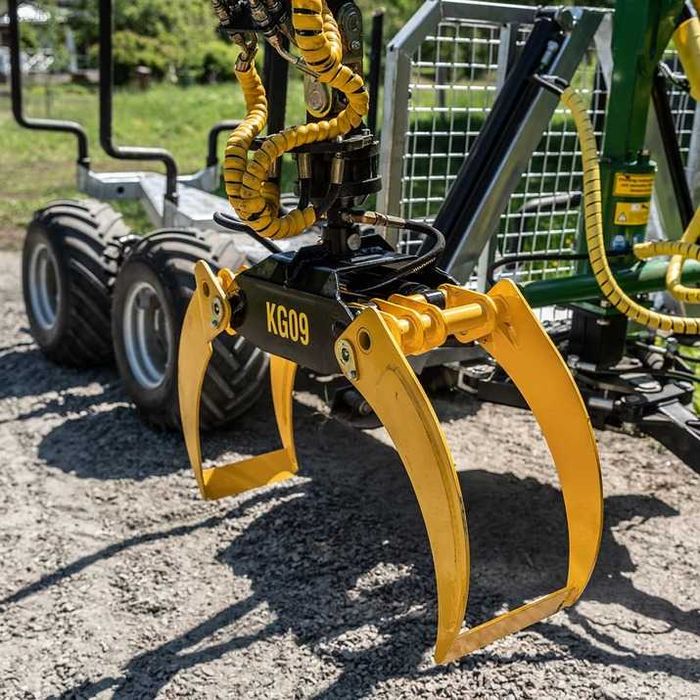 Chwytak do drewna drzewa na obrotnicę rotator