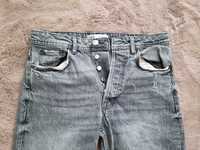 Jeans męski szary z dziurami Zara rozmiar S