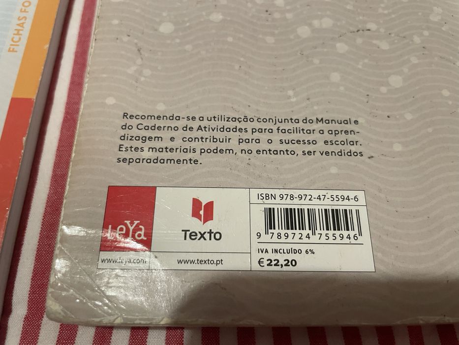 Manual e CA de português 7