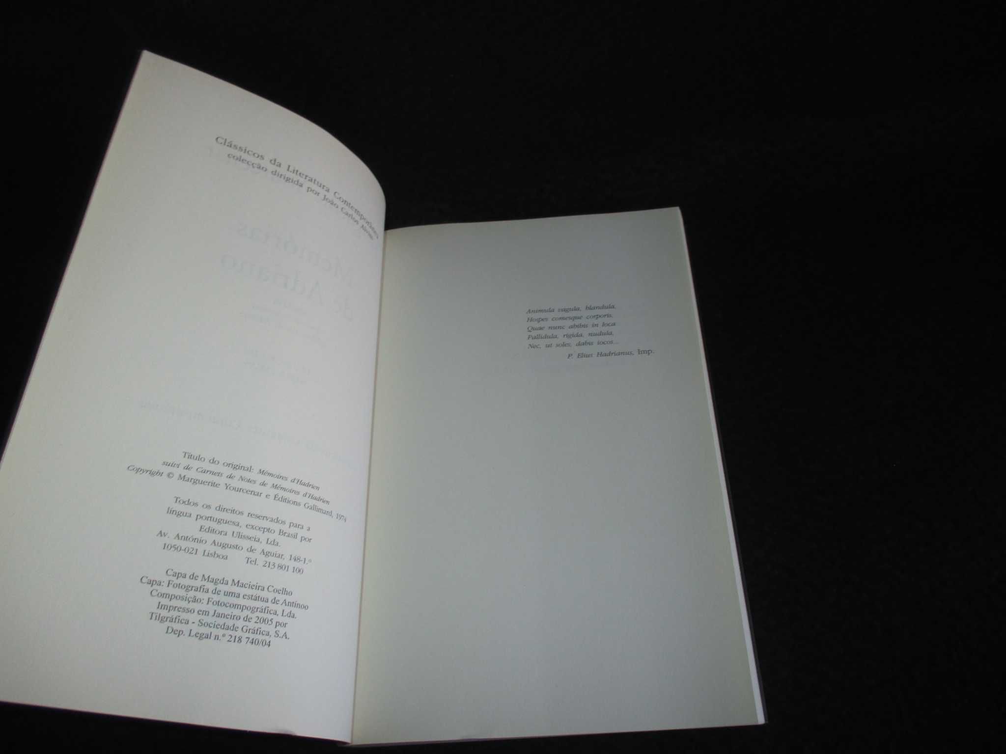 Livro Memórias de Adriano Marguerite Yourcenar