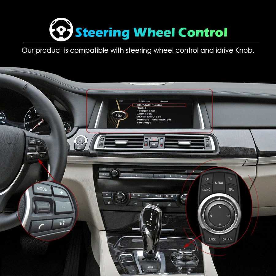 Auto-rádio 12.3" android 14 BMW 7 Series F01/F02 2009 a 2015