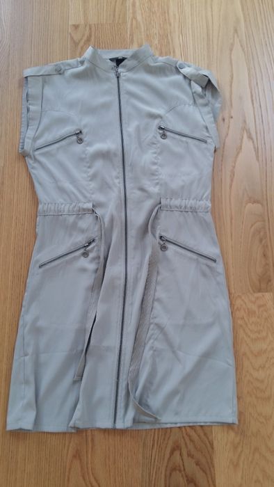 Sukienka/Tunika H&M jasna zieleń khaki rozm. 34