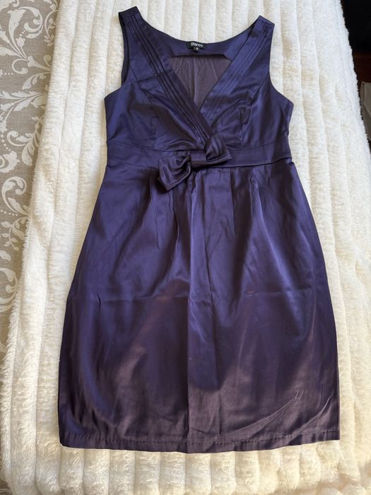 Vestido cetim roxo tamanho S
