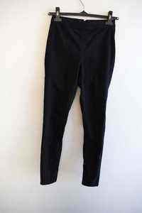 H&M Spodnie na zip jeansy czarne skinny wysoki stan 34 sx r.8 divided