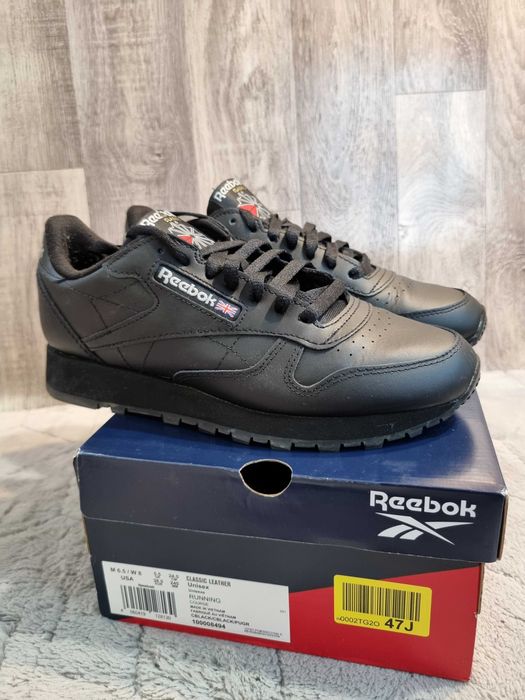 Czarne sneakersy Reebok Classic Leather  38,5