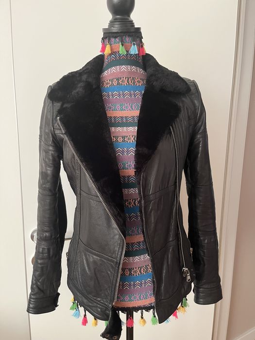 Дубльонка шкіряна косуха