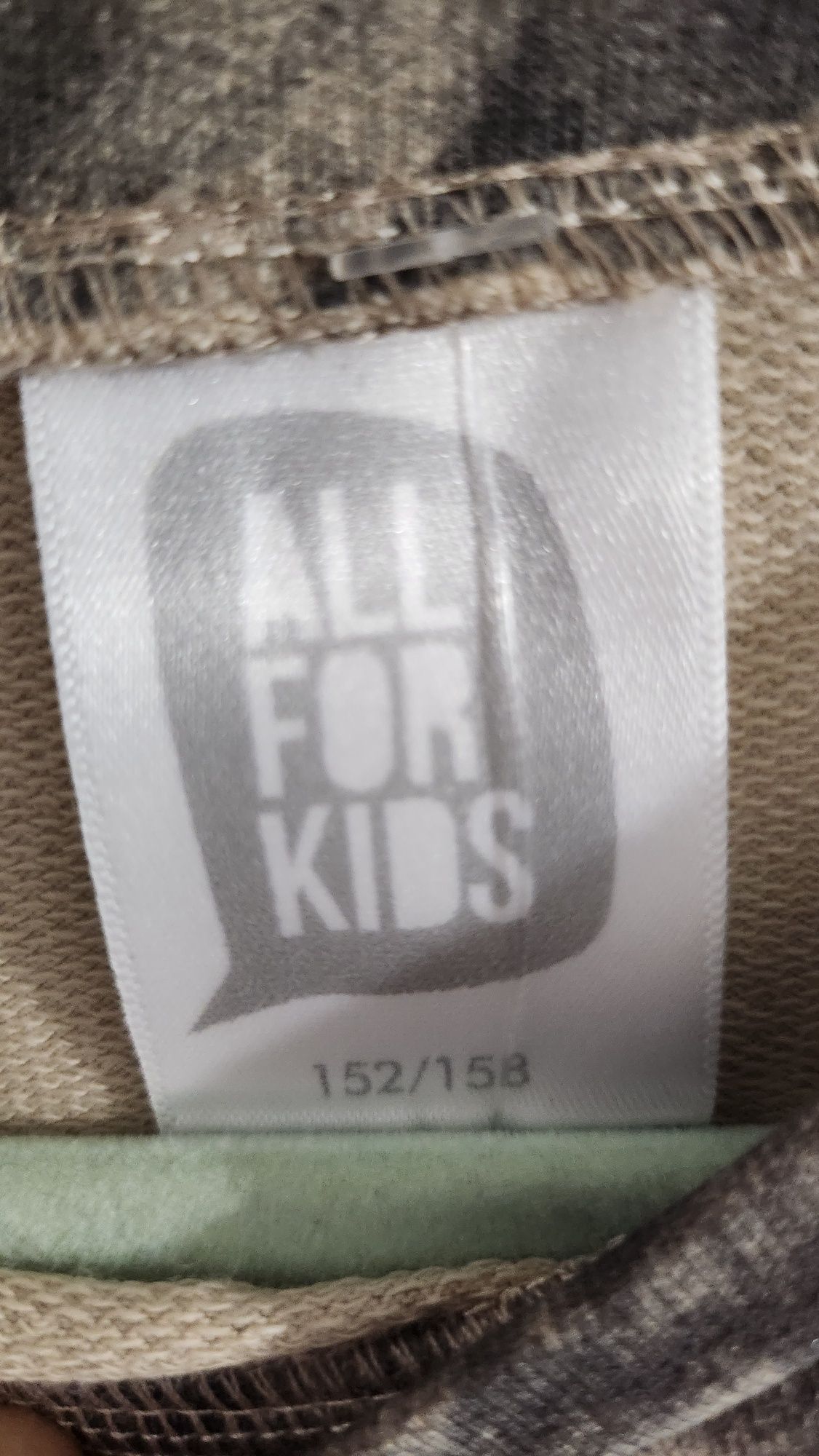 Świetna bluza tunika maziaje napis All for kids