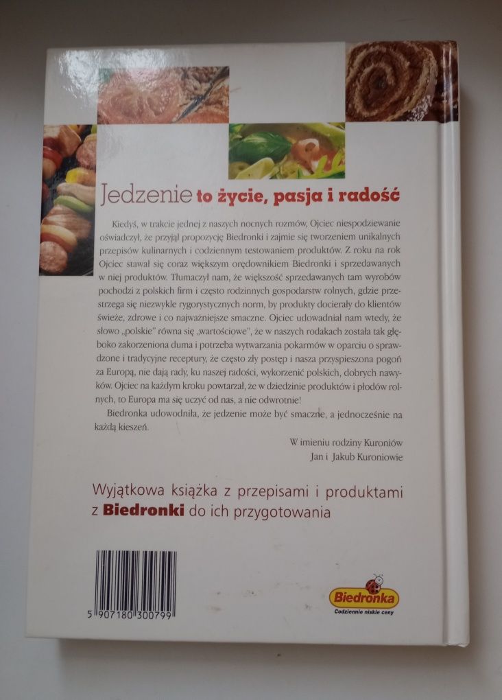 Smaczne dania z biedronką Maciej Kuroń twarda okladka