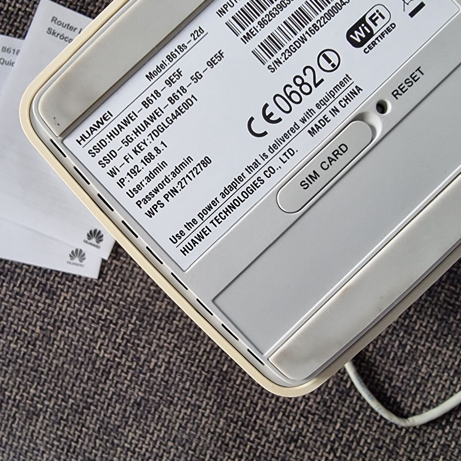Huawei B618s szybki router bez simlocka LTE cat11 600 Mbps 4G+internet