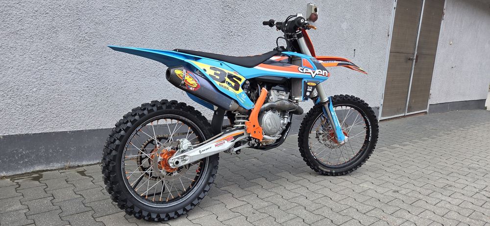 Ktm Sxf 350 rok 2016 Wzorowy Stan 155 Mth Od Nowości Akrapovic Racing