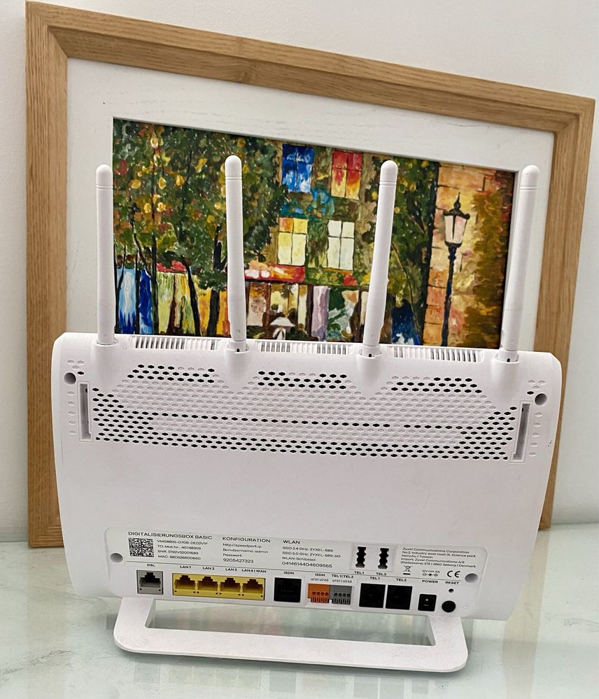 WI-FI Router Роутер Zyxel VMG8825-D70B Німецький