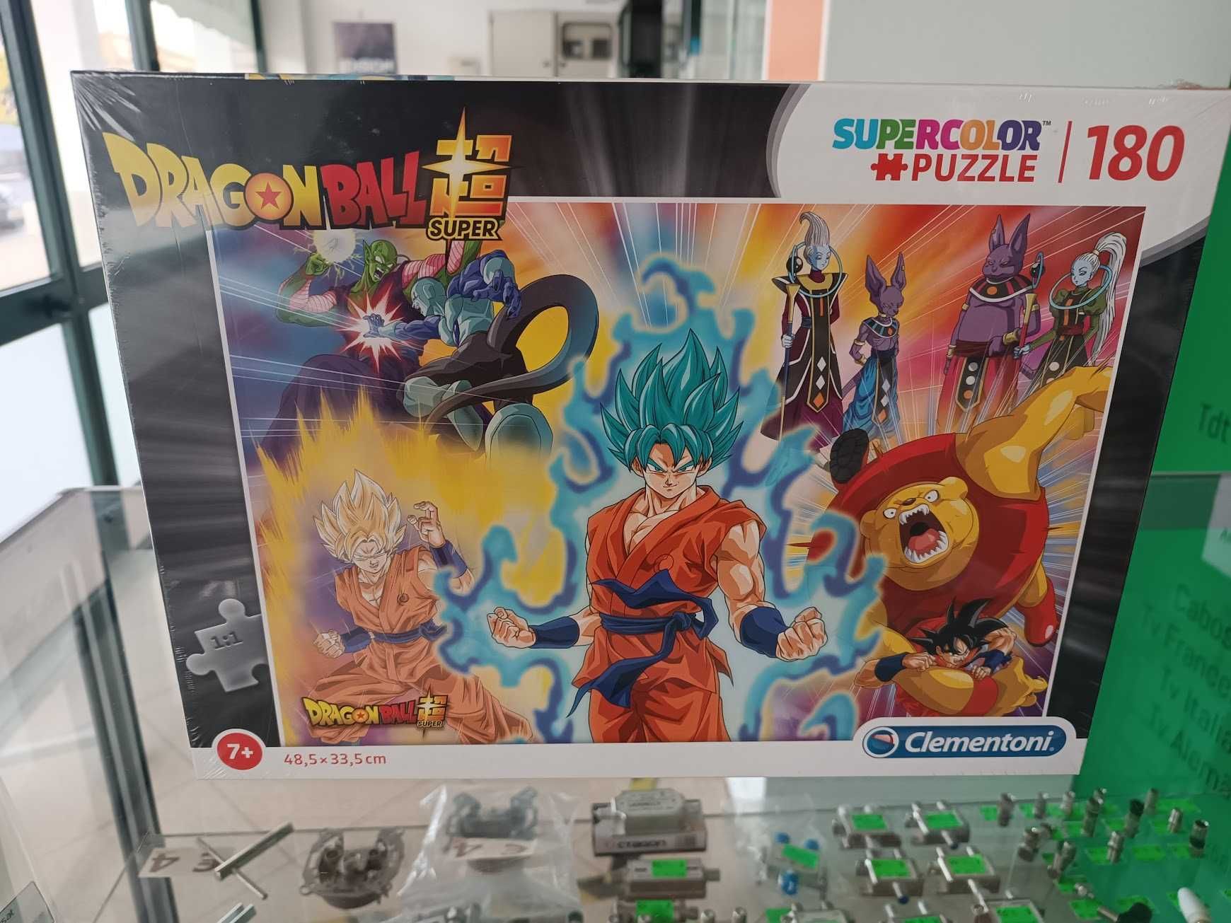 Puzzle Clementoni Dragon Ball Super Supercolor 48,5x33,5cm 180 peças