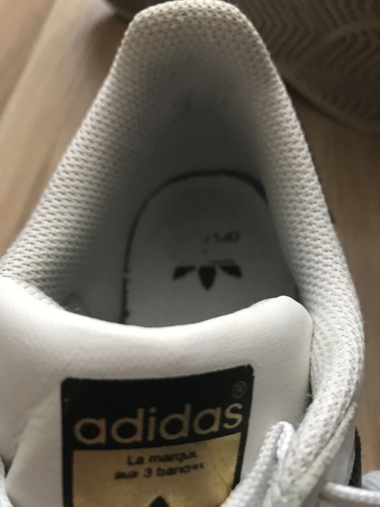 buty adidas superstar białe