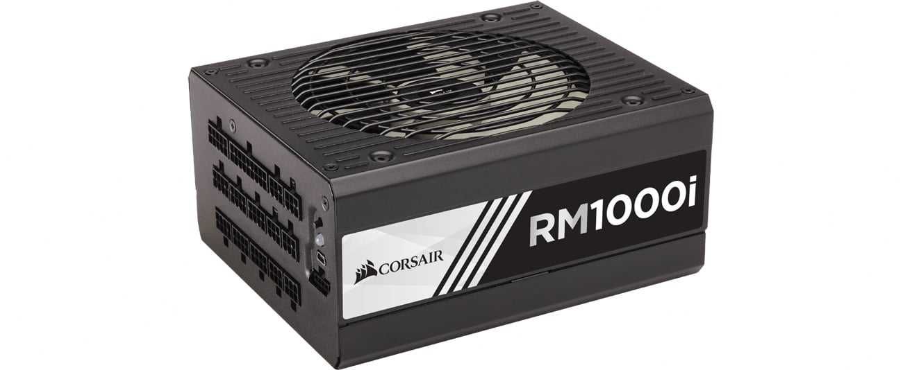 Corsair RM1000i – 1000W, 80+ Gold, modularny