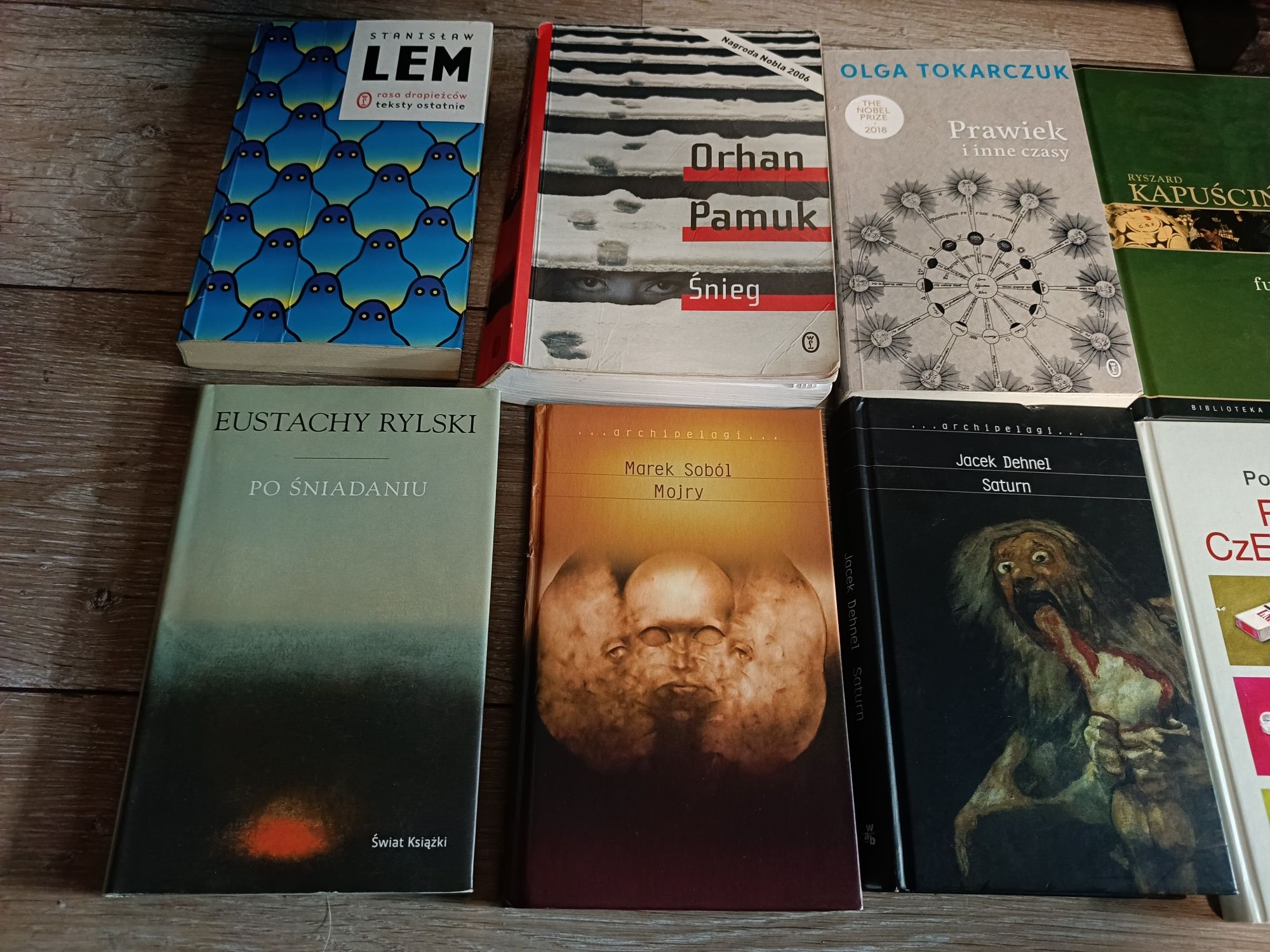 Książki Takarczuk,Lem, Kapuściński,Rylski,Pamuk,Soból,Dehnel,Roth