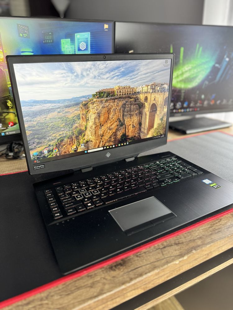 HP Omen 17 | i7 / RTX 2060 / 16GB / 2x SSD / Win11 + GRATIS chłodzenie