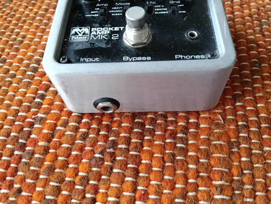 Palmer Pocket Amp MK2 – Pré-Amp de Guitarra Portátil (Como Novo)