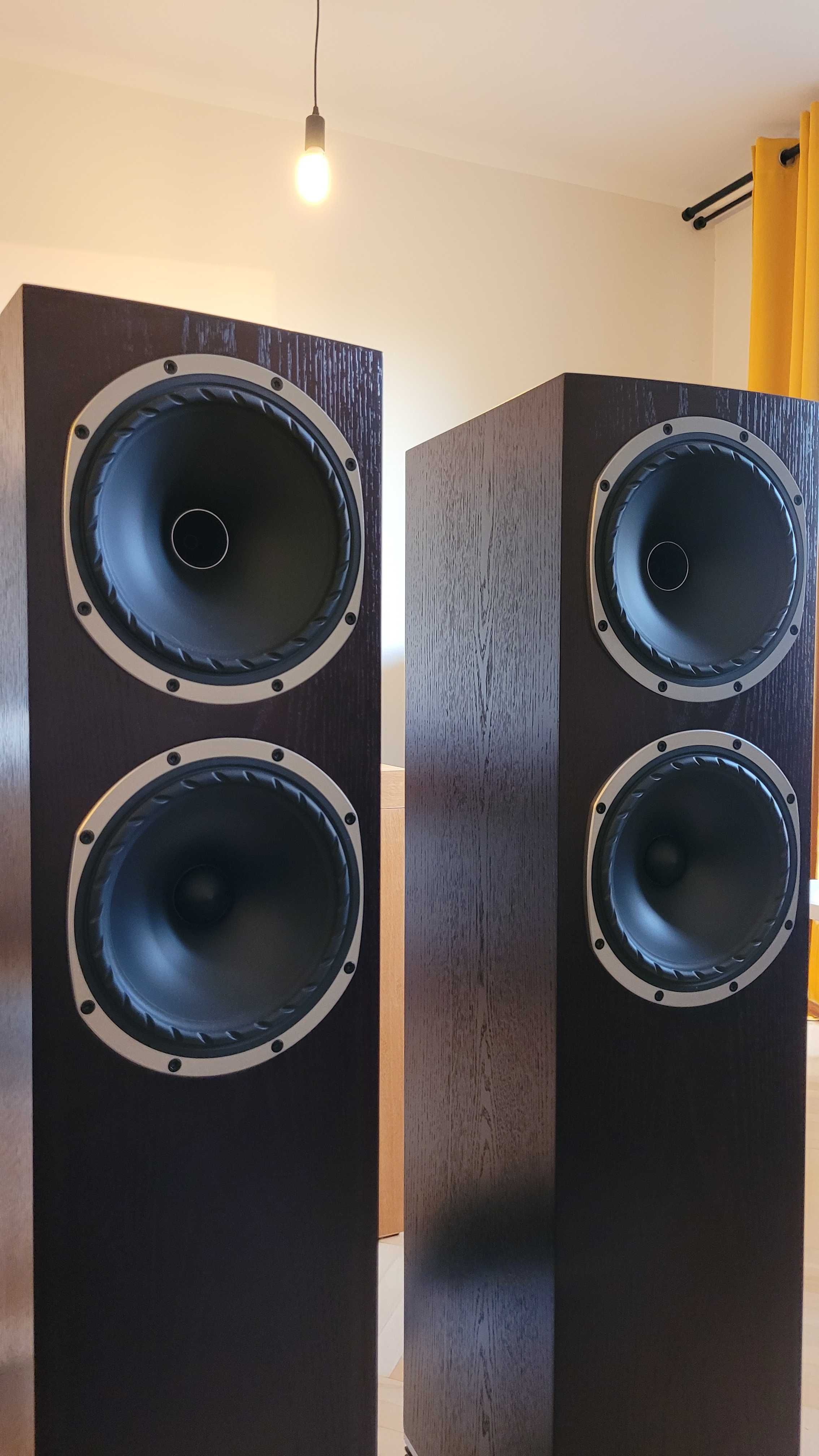 Kolumny Fyne Audio F502 Para Ciemny Dąb