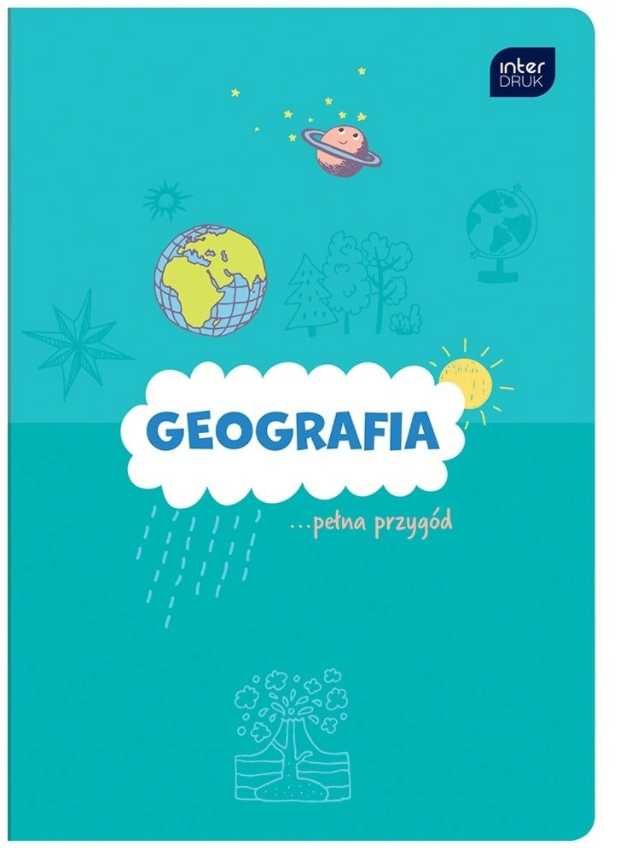 ZESZYT A5 60K kratka geografia HYBRID INTERDRUK