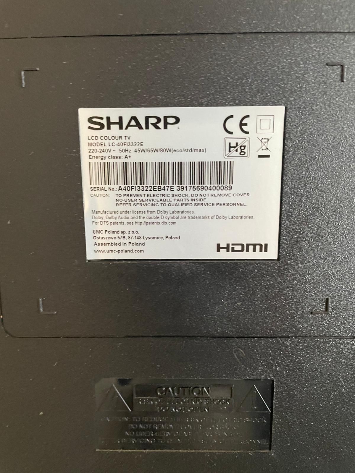 Sprzedam telewizor SHARP