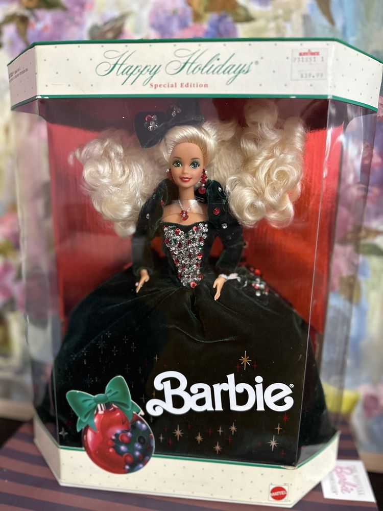 Barbie Happy Holidays 1990 1991 колекційна лялька Барбі Святкова кукла