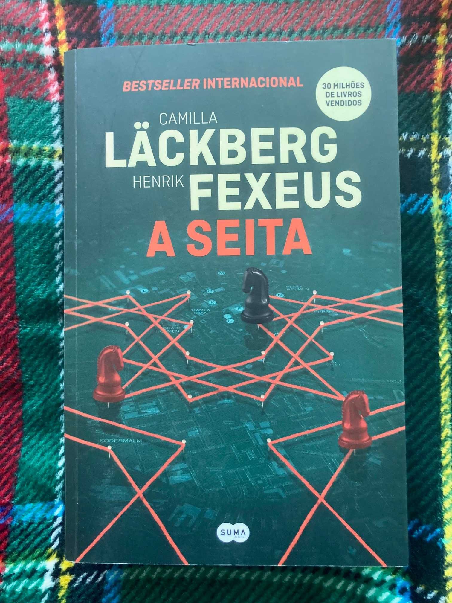 Livro "A Seita" de Camilla Läckberg e Henrik Fexeus novo e recente.