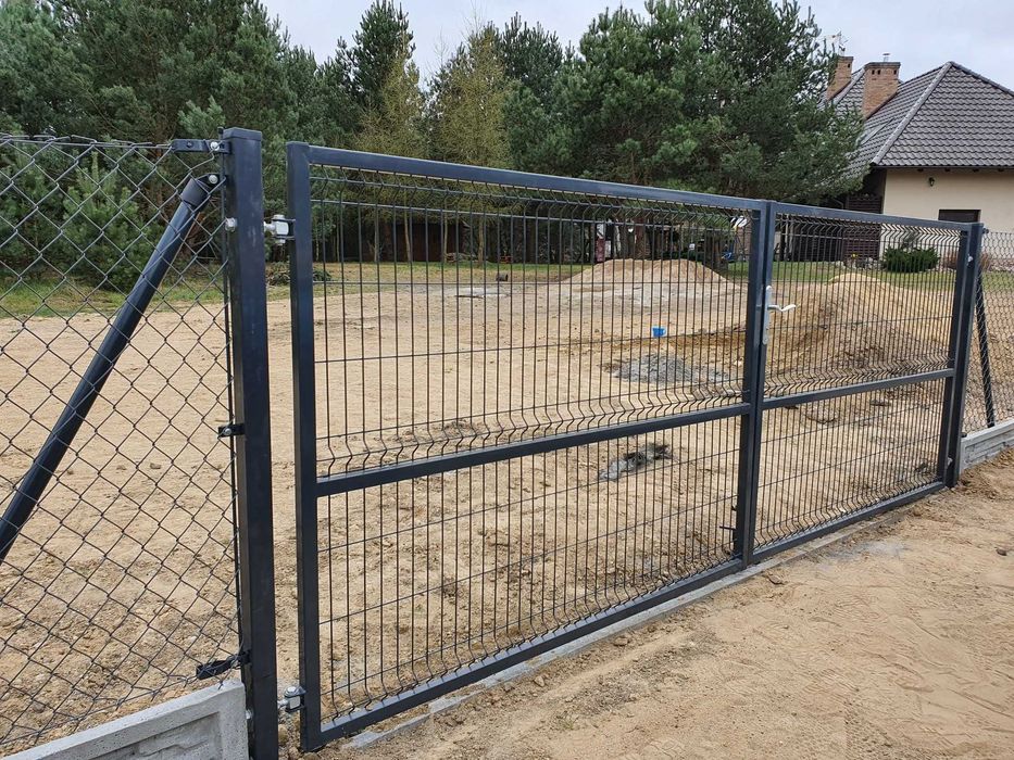 PRODUCENT Ogrodzenie panelowe 3D 2D h- 123cm Panel, Podmurówka