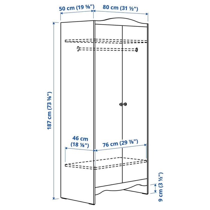 Armário criança IKEA SEMI-NOVO