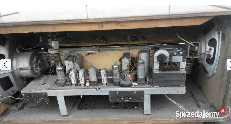 Radio lampowe Rapsodia antyk lata 60 świetny stan wizualny, do naprawy