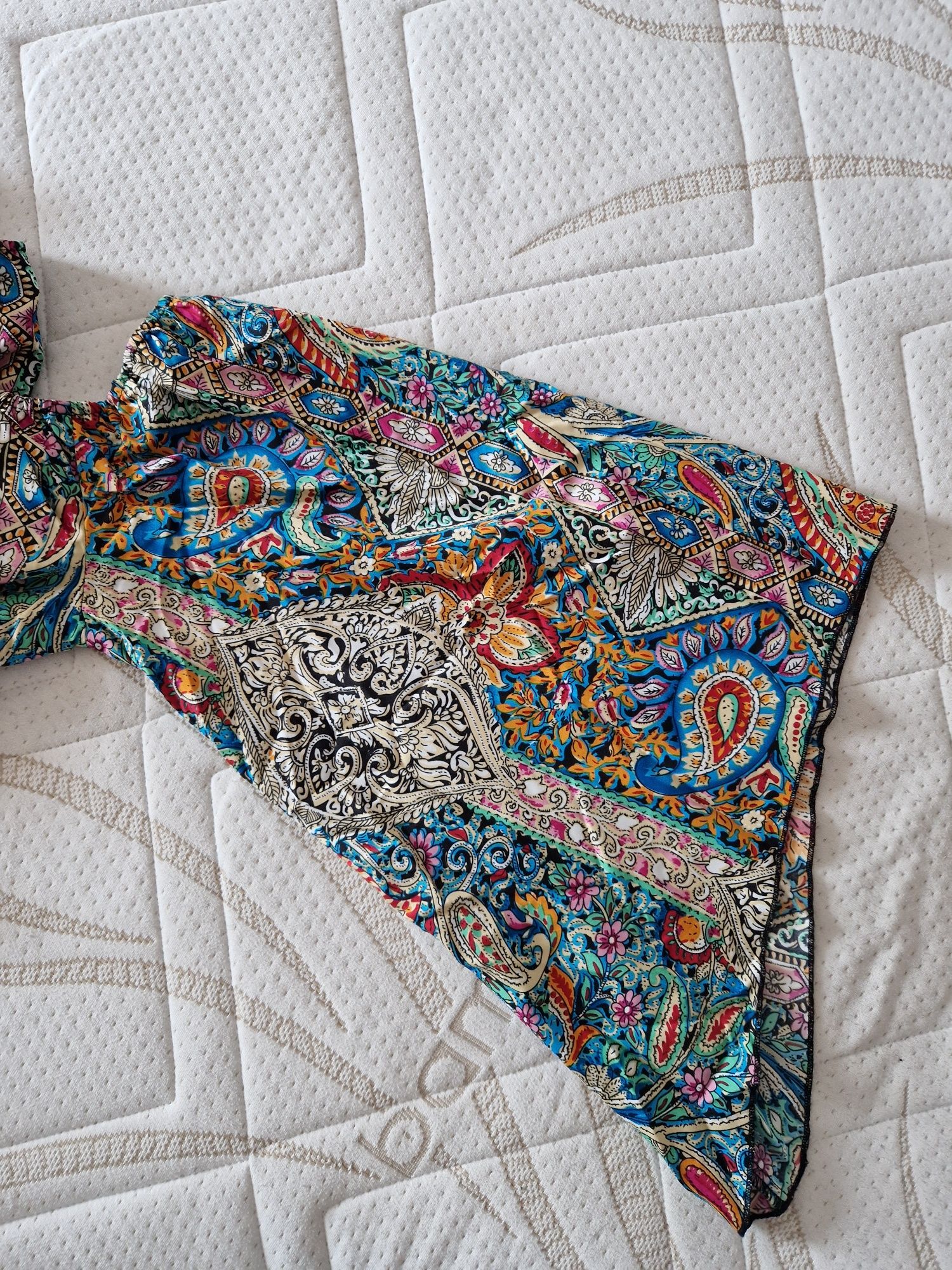 Kolorowa bluzka w stylu boho, nowa, XXL,44, 2XL, orientalny, paisley