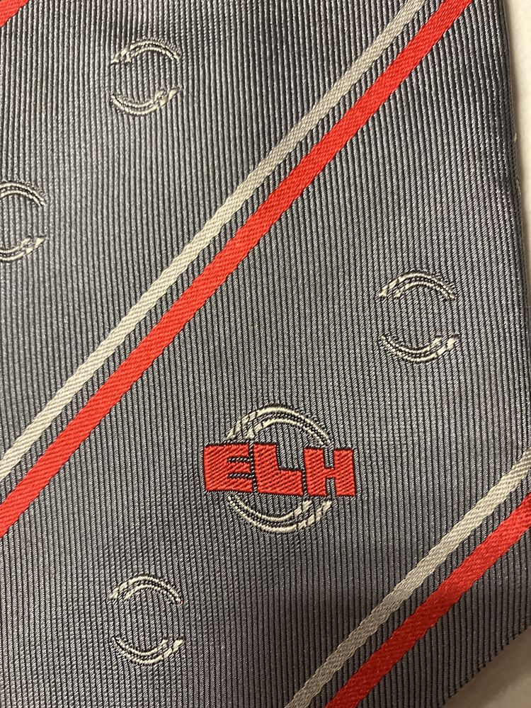 Krawat z logo ELH